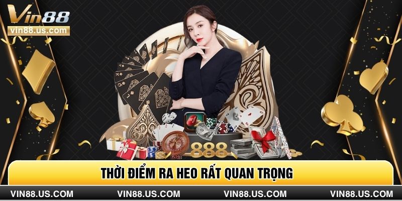 Thời điểm ra heo rất quan trọng